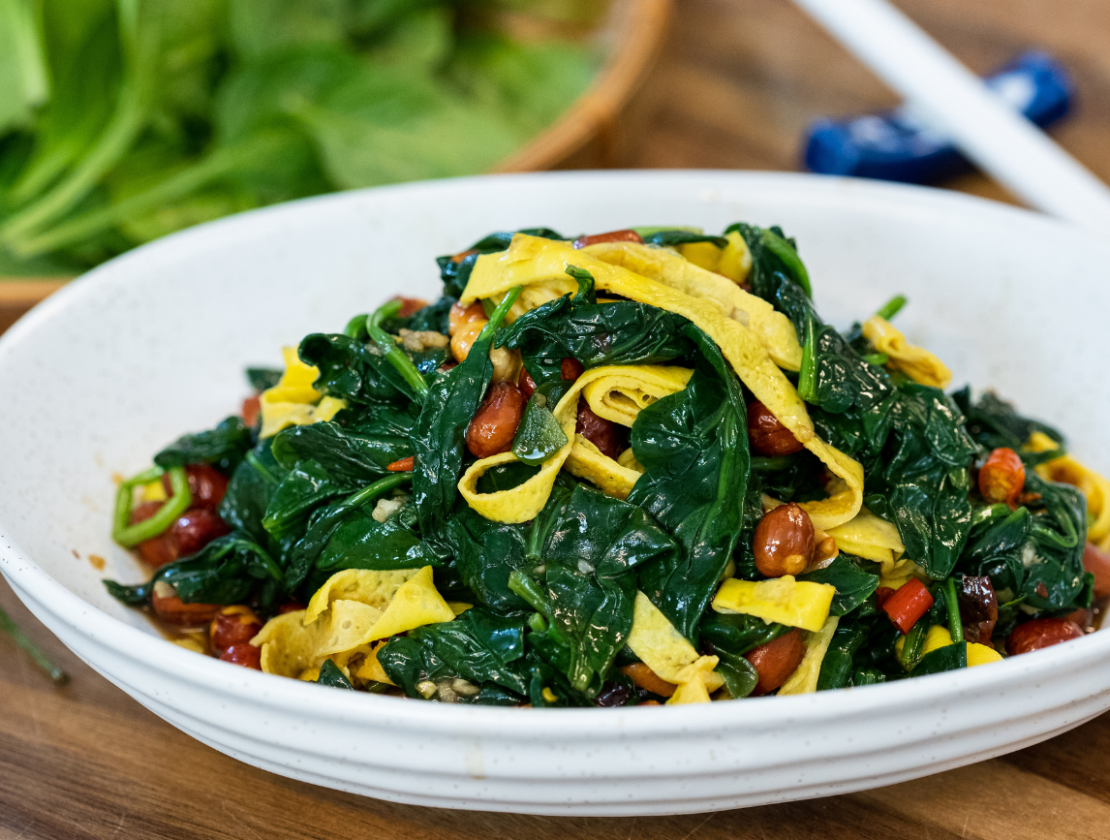 chinese spinach salad Souped Up Recipes